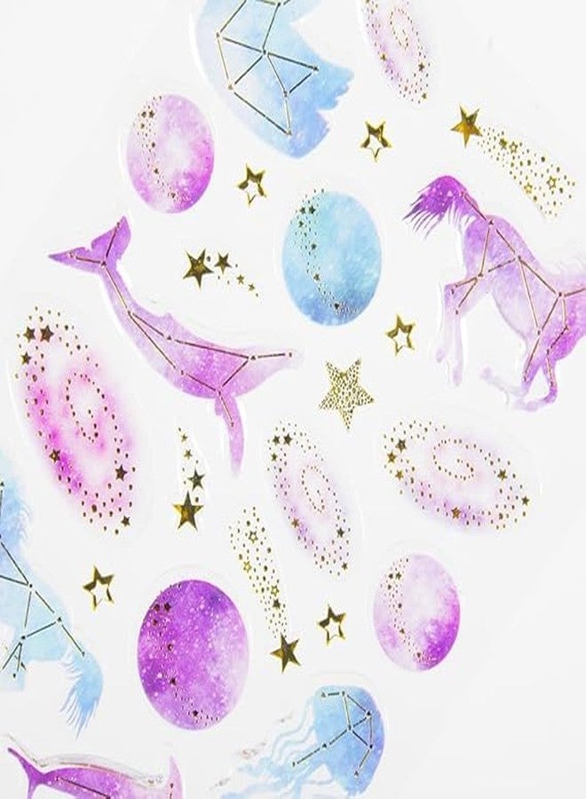 NVF Glitter Decorative Sticker Set | Shiny Stickers for Journaling, Scrapbooking, Planners & DIY Crafts - Image 4